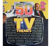 VARIOUS - 50 POPULAR TV THEMES VINYL LP 1977[50DA315] DADS ARMY/WARSHIP/STARTREK MORE