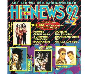 Various - Angesagte Hits aus den frühen 90er Jahren (CD Compilation, 14 Tracks, Various Artists) KLF Feat Tammy Wynette - Justified & Ancient / Count Basic - All Time High / Just Two - When The Rain Falls Down / Army Of Lovers - Obsession / John Parr - Man With A Vision u.a.