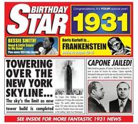 Various Artists - 1930 Birthday Gifts - 1930 Chart Hits CD and 1930 Birthday Star Card