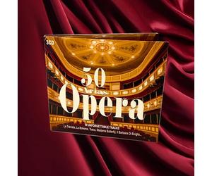 Various Artists - 3 CD 50 Arie di Opera interpretati da Maria Callas, Luciano Pavarotti. Arie tratte da Il Barbiere di Sivilia, Tosca, Carmen, La Traviata, Il Rigoletto …