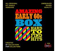 Various Artists – Amazing Early 60s Box : 88 Hard-To-Find Hits – Import