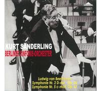 VARIOUS ARTISTS - Beethoven Symphonies 2 & 5. (Berlin Symphony Orchestra/ Kurt Sanderling. Rec. 7/28/73 & 10/1/8