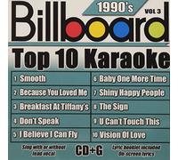 Billboard Top 10 Karaoke: 90's, Vol. 3