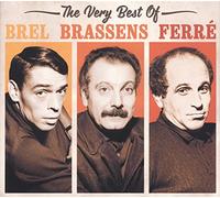 Artistes Divers – The Very Best Of Brel, Brassens, Ferré – 4 CD Digipack