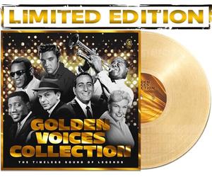 Various Artists - Golden Voices Collection: The Timeless Sound of Legends - 16 Iconic Classics from Elvis Presley, Frank Sinatra, Nat King Cole, Bing Crosby, Louis Armstrong, Ray Charles, Ella Fitzgerald and Many More - Limited Color Edition