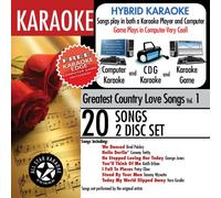 Various Artists - Greatest Country Love Songs with Karaoke Edge