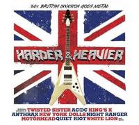Various Artists - Harder & Heavier - 60s British Invasion Goes Metal (Various Artists) [Vinyl Lp] Blue, Colored Vinyl, Red