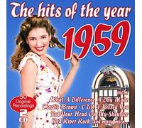 VARIOUS ARTISTS - HITS OF THE YEAR 1959 2CD - DCD - E72z