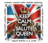 Artistes variés – Keep Calm and Salute Queen – Vinyle 12" coloré rouge et blanc