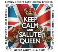 Artistes variés – Keep Calm and Salute Queen – Vinyle 12" coloré rouge et blanc