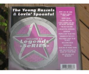 Various Artists - LEGENDS Karaoke CDG Vol.63 The YOUNG RASCALS and The LOVIN' SPOONFULL cd