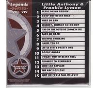 Various Artists - Legends Karaoke Volume 219 - Hits Of Little Anthony & Frankie Lymon (CD+G)