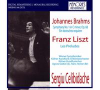 VARIOUS ARTISTS - Liszt Les Preludes. Brahms Symphony No.1 (Vienna Symphony/ Celibidache. Rec. 'Live' 10/30/52);