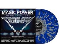 Various Artists – Magic Power – All-Star Tribute à Triumph – Vinyle LP splatter bleu foncé et blanc