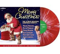VARIOUS ARTISTS - MERRY CHRISTMAS RED WHITE SPLATTER VINYL - Vinyl - K72z