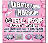 PARTY TYME KARAOKE-GIRLS POP PARTY PACK 4-V/A -4CD