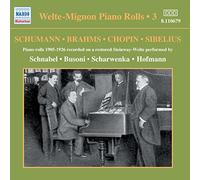 Artistes divers – Piano Rolls : Schubert, Liszt, Rubinstein – Vol. 3 – NAXOS
