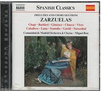 Artistes divers – Préludes et chœurs de zarzuelas (Chapi, Gimenez, Barbieri, Luna) – CD – NAXOS