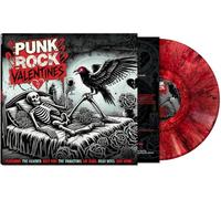 VARIOUS ARTISTS - PUNK ROCK VALENTINES LIMITED EDITION/RED MARBLE VINYL - F4z