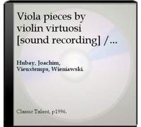 Various Artists - Viloa Pieces by Violin Virtuosi