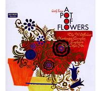 With love a pot of flowers