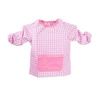 various Blouse scolaire carrée pour enfant avec une poche élastique au niveau du poignet et du cou, rose, 6 ans