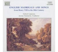 Various Composers English Madrigals and Songs (CD) Album