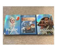 Various Disney Blu Ray Et O Ring Slipcover - Moana, Walle - Dvd Animation