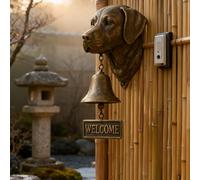 Various Dog Welcome Doorbell,2026 New 3D German Shepherd Welcome Bel,Funny Animal Welcome Doorbell,Vintage Resin Wall Mounted Entry Bell for Porch, Front Door & Garden (Rottweiler)