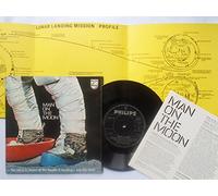 Various - Man On The Moon 7" Philips 88457DE EX/EX 1969 7" single in fold out sleeve with two inserts, the story in sound of the Apollo 11 landing on July 20 1969, produced for the News Of The World