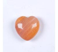 Various Materials Gemstones Rose Quartz Crystals Love Heart Shaped Amethyst Home Decoration (Color : Red Agate)