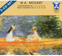 Various - Mozart: Piano Cons 1,2,3,4,6,8