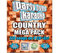 Artistes divers – Party Tyme Karaoke: Country Mega Pack – CD (8 disques, 128 titres)