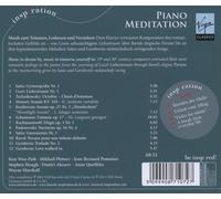 VARIOUS - PIANO MEDITATION CD NEW BEETHOVEN CHOPIN LISZT MOZART RAVEL SATIE
