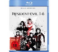 Resident Evil 1-6 – Milla Jovovich, Michelle Rodriguez, Eric Mabius – Blu-ray – Import (LEONINE)