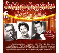 Various – Schlagerlegenden der 50er Jahre – 150 Originalaufn – 6 CD – Neuf