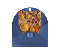 Various Seasonings Carte de vœux saisonnière avec enveloppe bleue pour toutes les occasions Thanksgiving, Noël, anniversaire, mariage, fiançailles