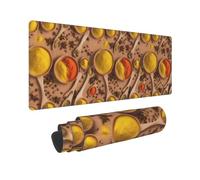 Various Seasonings Grand tapis de souris de jeu imperméable et antidérapant pour la maison, le bureau, l'ordinateur, le clavier pour le travail à domicile - 80 x 30 cm