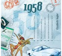 Various - See Listing - 1958 Wedding Anniversary Present - 1958 Chart Hits CD and 1958 Greeting Card