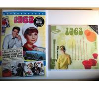 Various - See Listing - 50th Birthday Presents for Women - 1962 DVD Film , 1962 Chart Hits CD and 1962 Birthday Card