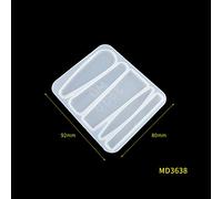Various Shapes Hair Clips Moulds Pin Silicone Mold Resin Mould Epoxy Barrette Mould Crystal Leaves Pin