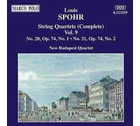 Spohr, L. – Complete String Quartets, Vol. 9 – Import