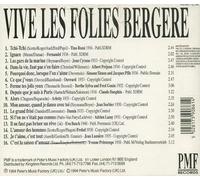 Various - Vive les folies bergères