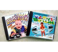 Various - Zwei Alben mit Partymusik - ideal für DJs oder kleine Bars und Restaurants, die Stimmungsmusik benötigen (CD Compilation, 36 Titel, Diverse Künstler) Pax dancing with you / first class beach baby / billy swan i can help / lieutenant pigeon mouldy old dough / frijid pink house of the rising sun / pat boone speedy gonzales / turtles happy together / charles d lewis soca dance u.a.