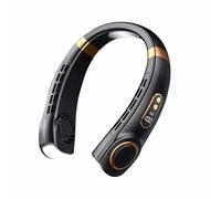 VarityMart Ventilateur de cou sans pales avec écran LED, mini ventilateur électrique, rechargeable par USB, portable, mains libres, usage domestique et extérieur