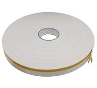 Varivendo Bande de Joint de Dilatation Auto-adhésive 30 mm x 30 m - Ruban Mousse Blanche pour Cloisons et Plafonds - Bande de Stuc Durable