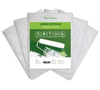 varivendo Lot de 5 bâches de protection en polyéthylène haute densité 4 x 5 m