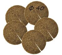 varivendo Lot de 5 couvercles de pot de noix de coco pour plantes en pot 40 cm