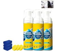 Varivox 4-in-1 Multi-enzyme Foam Cleaner, Elovain Foam Cleaner Multi Purpose, Nettoyant Climatisation Voiture, Mousse Nettoyante Climatisation, Quick Spray & Wipe All Purpose Waterless Detailer (3PC)
