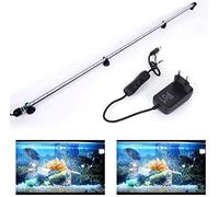 VARMHUS SolarNovo LED Éclairage Aquarium Lampe Tube Étanche Lighting Plongée A Economie D'energie Fish Tank Décoration (1.8 * 112cm, Bleu & Blanc)
